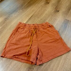 Madewell Women's Terracotta Athletic Shorts
